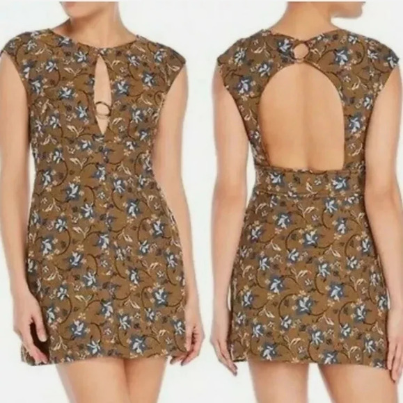 Free People Say Yes Mini Dress - Picture 1 of 7